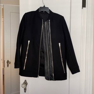 Wool/leather The Kooples jacket.  Size 36.